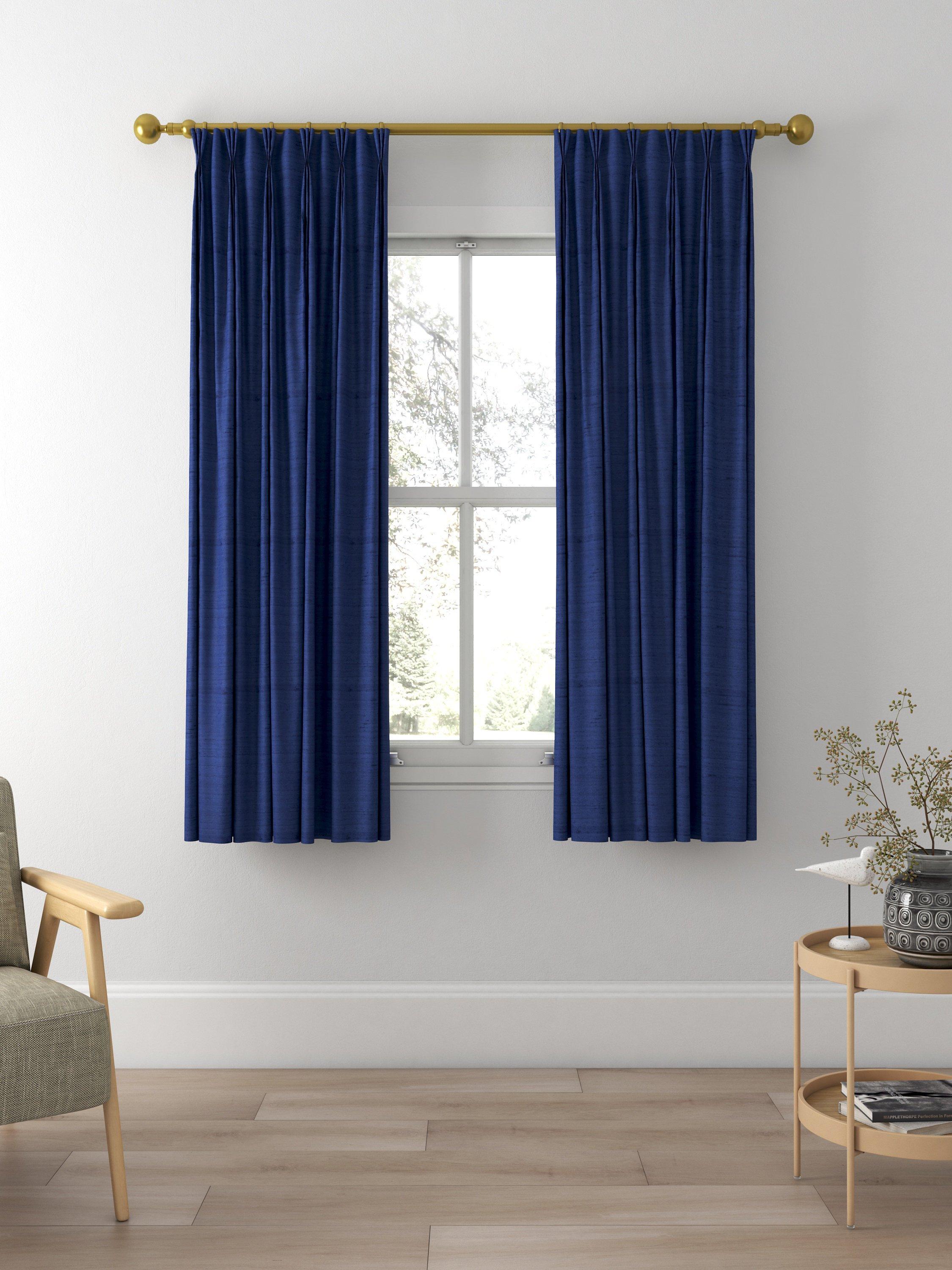 Designers Guild Chinon Made to Measure Curtains, Ink