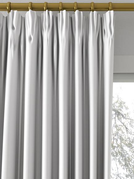 Designers Guild Tiber Alta Made to Measure Curtains or Roman Blind, Alabaster - view 2, Alabaster