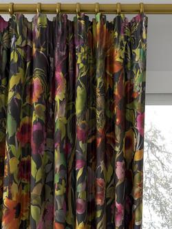 Designers Guild Indian Sunflower Made to Measure Curtains or Roman Blind, Graphite - view 2, Graphite