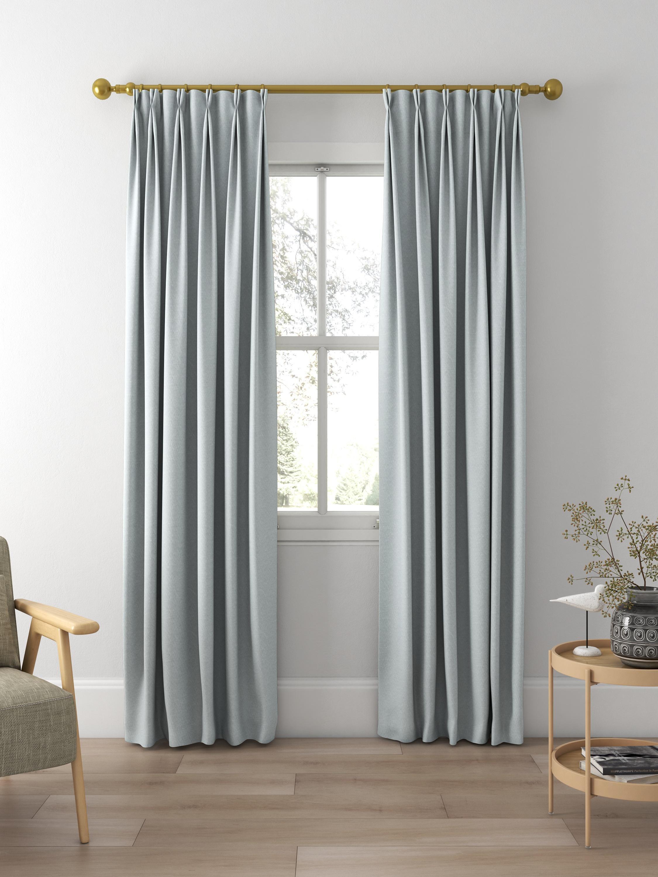 Designers Guild Anshu Made to Measure Curtains, Platinum