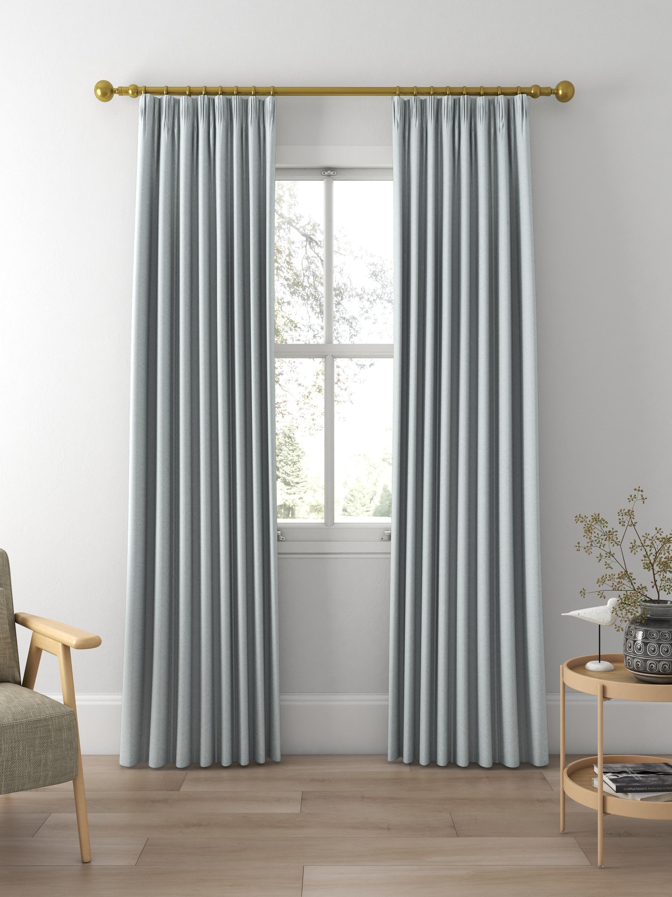 Designers Guild Anshu Made to Measure Curtains, Platinum