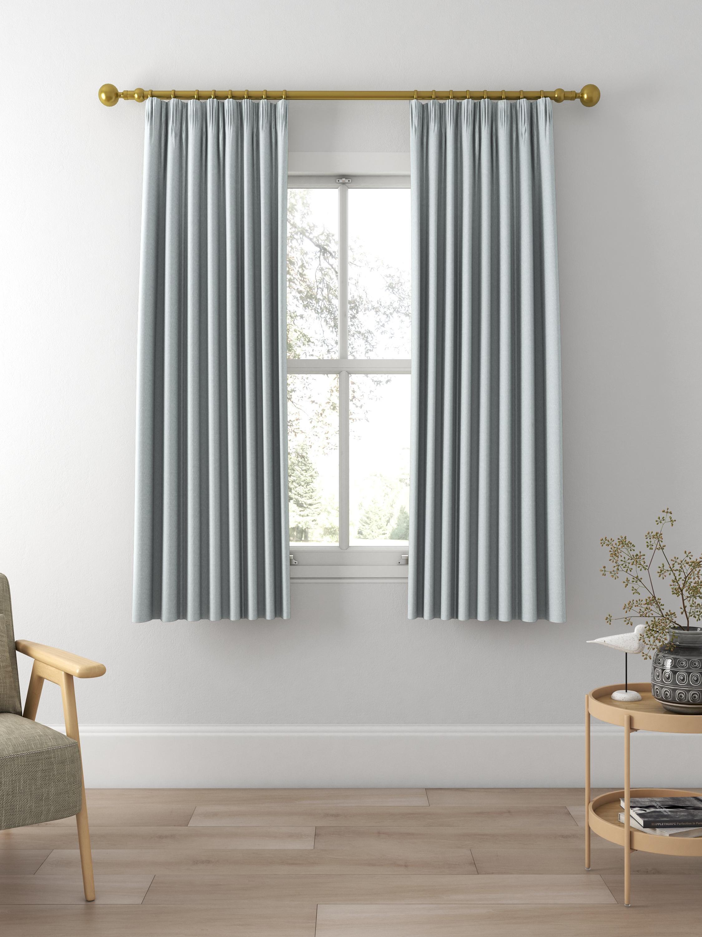 Designers Guild Anshu Made to Measure Curtains, Platinum