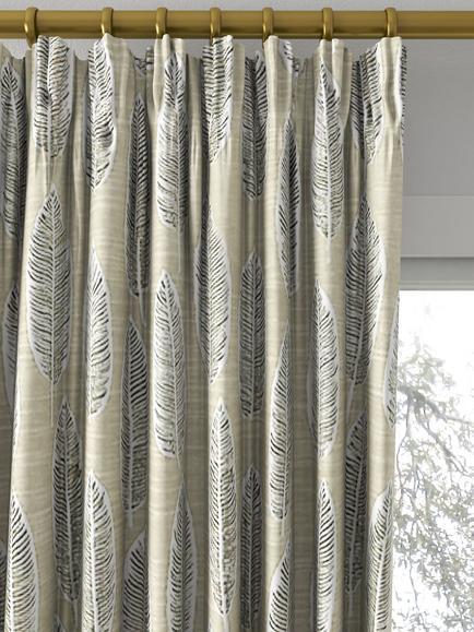 Prestigious Textiles Quill Made to Measure Curtains or Roman Blind, Parchment - view 2, Parchment