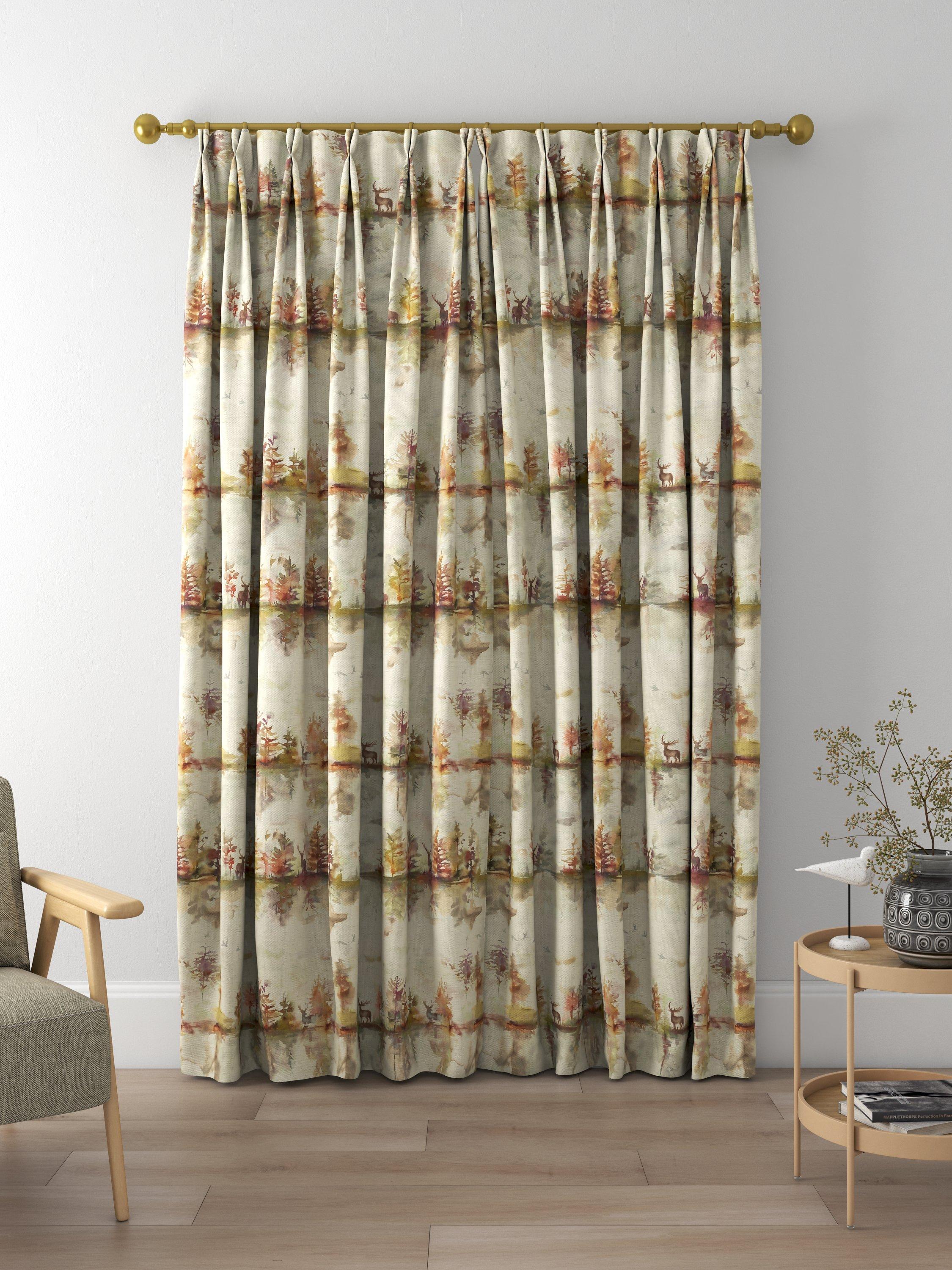 Voyage Wilderness Made to Measure Curtains, Linen Plum