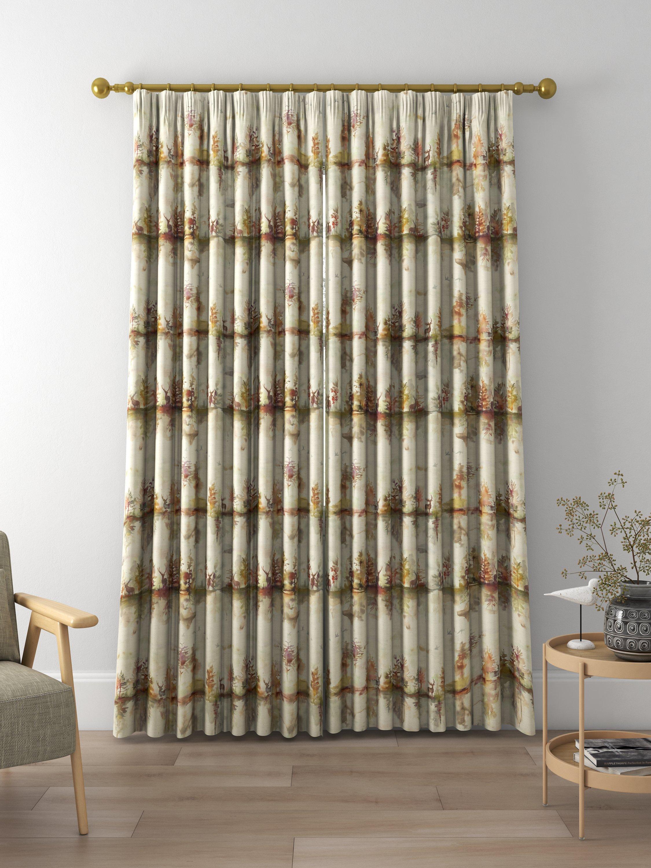Voyage Wilderness Made to Measure Curtains, Linen Plum