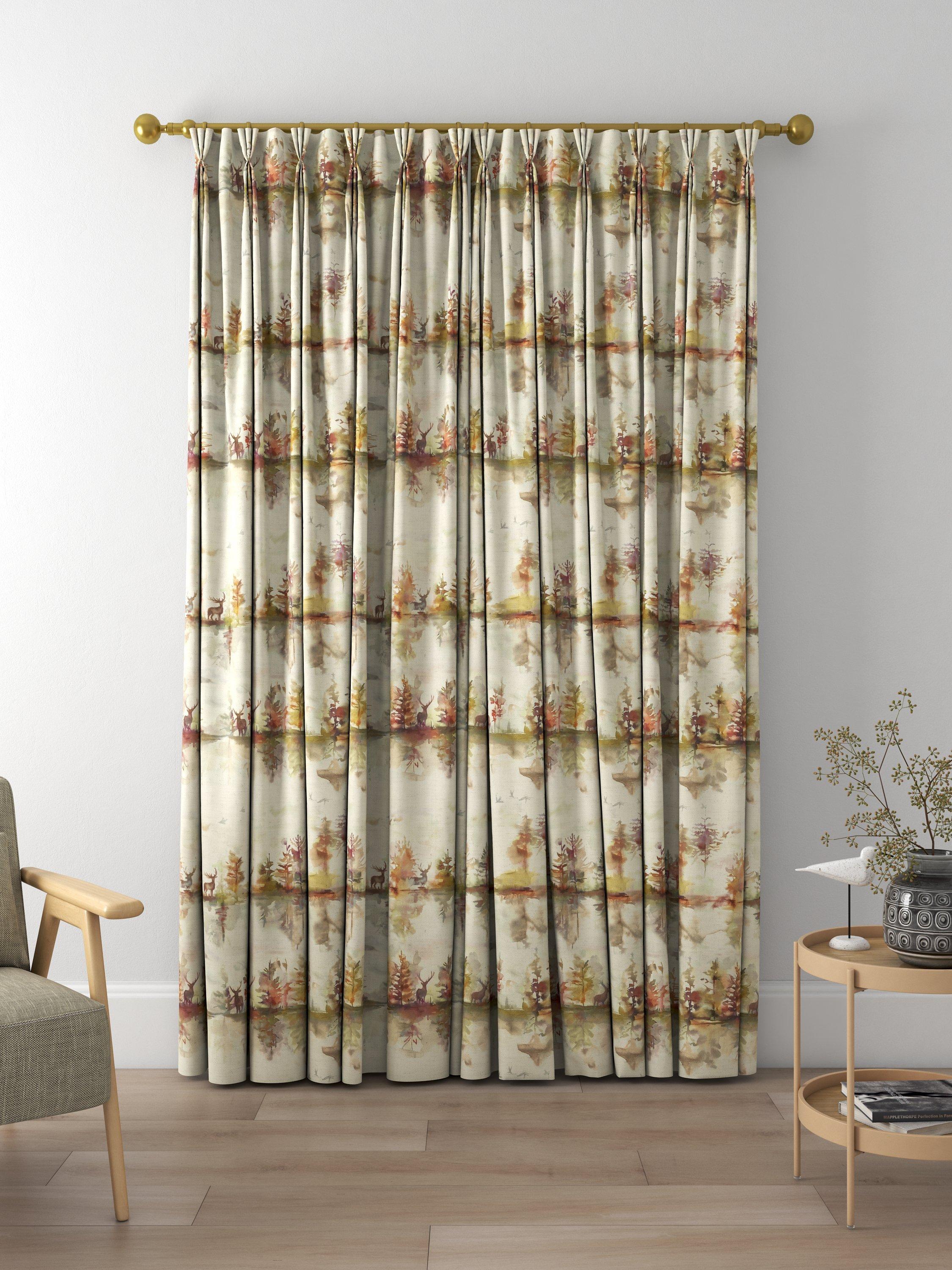 Voyage Wilderness Made to Measure Curtains, Linen Plum