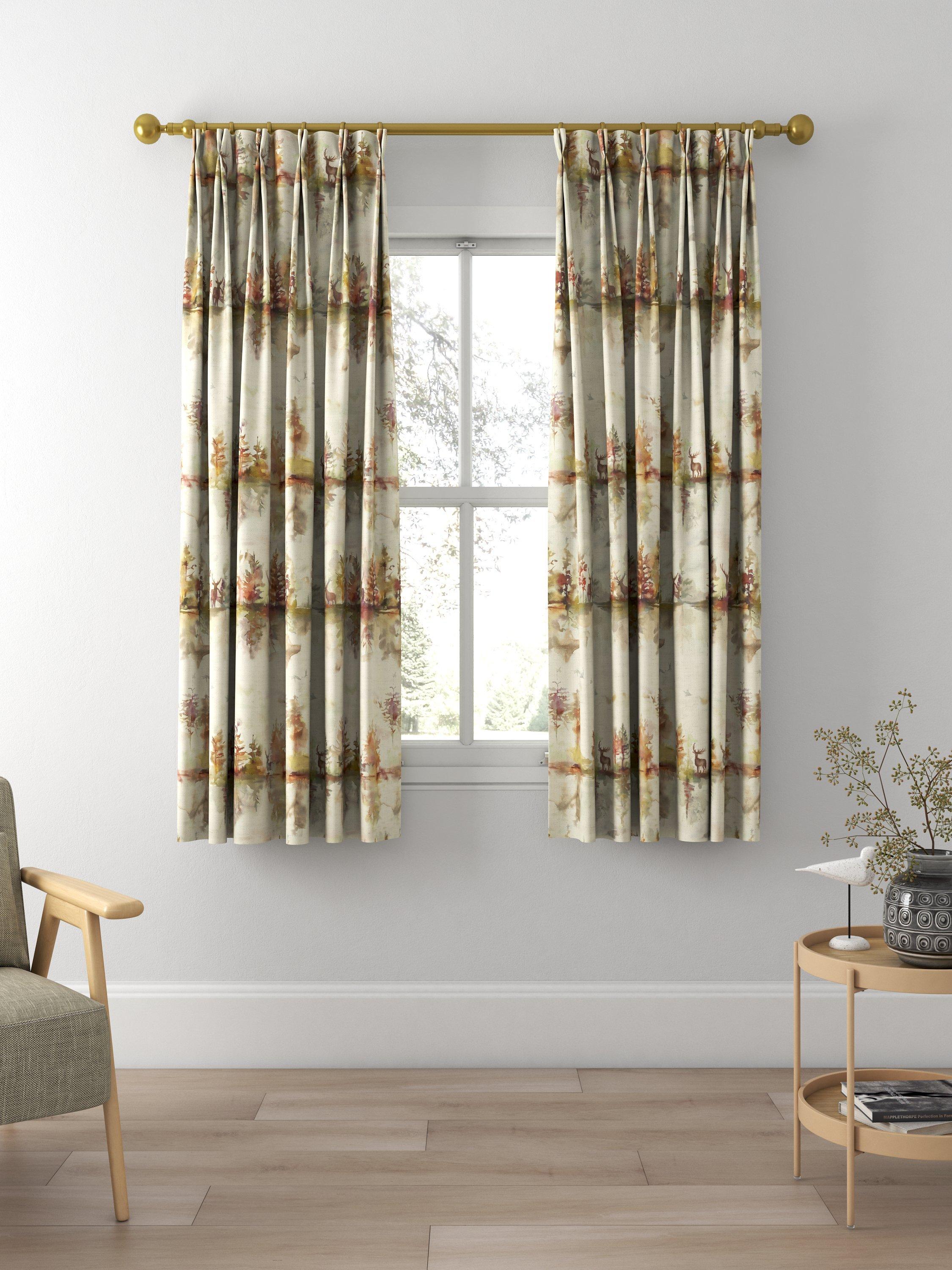 Voyage Wilderness Made to Measure Curtains, Linen Plum