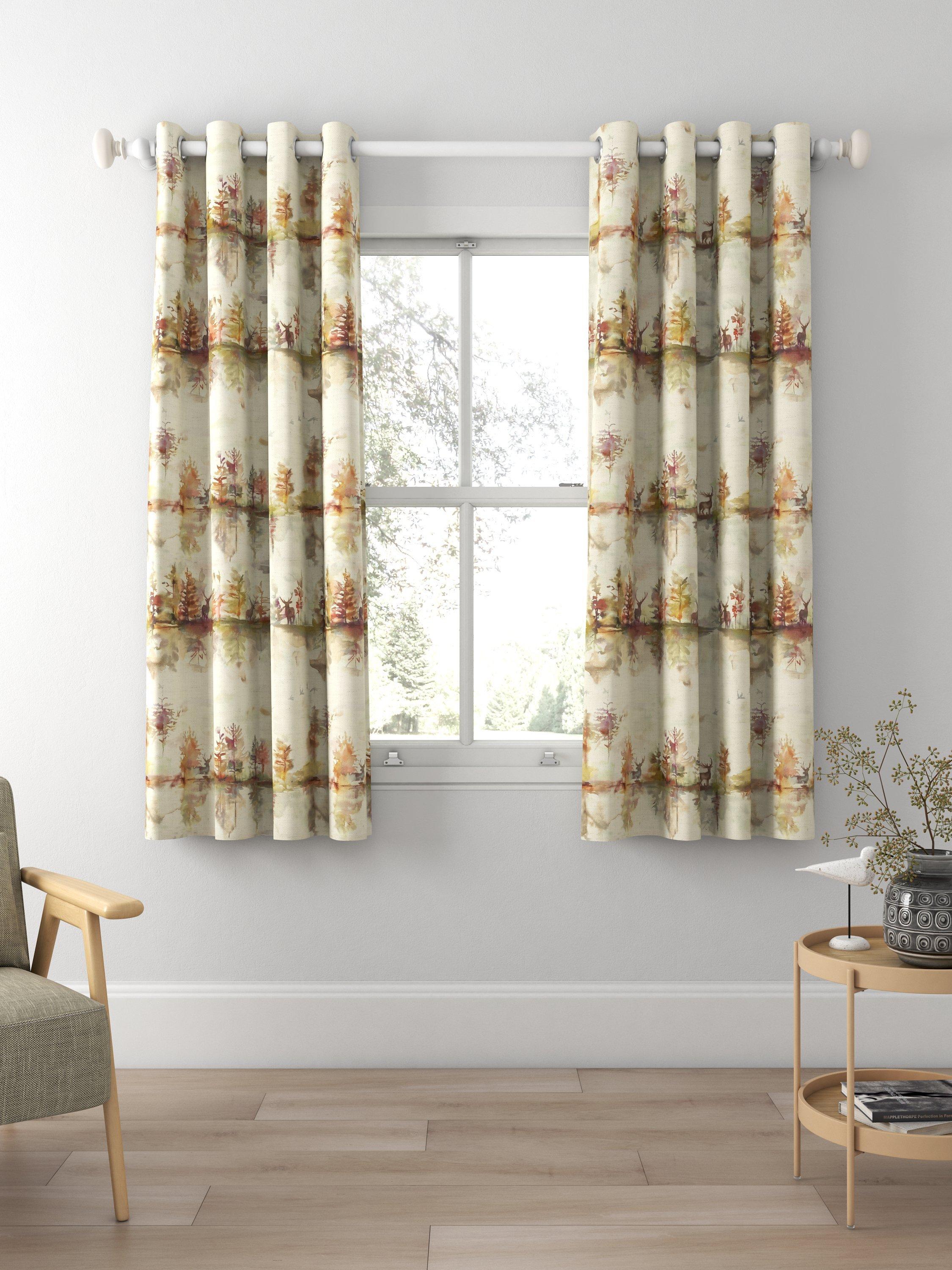 Voyage Wilderness Made to Measure Curtains, Linen Plum