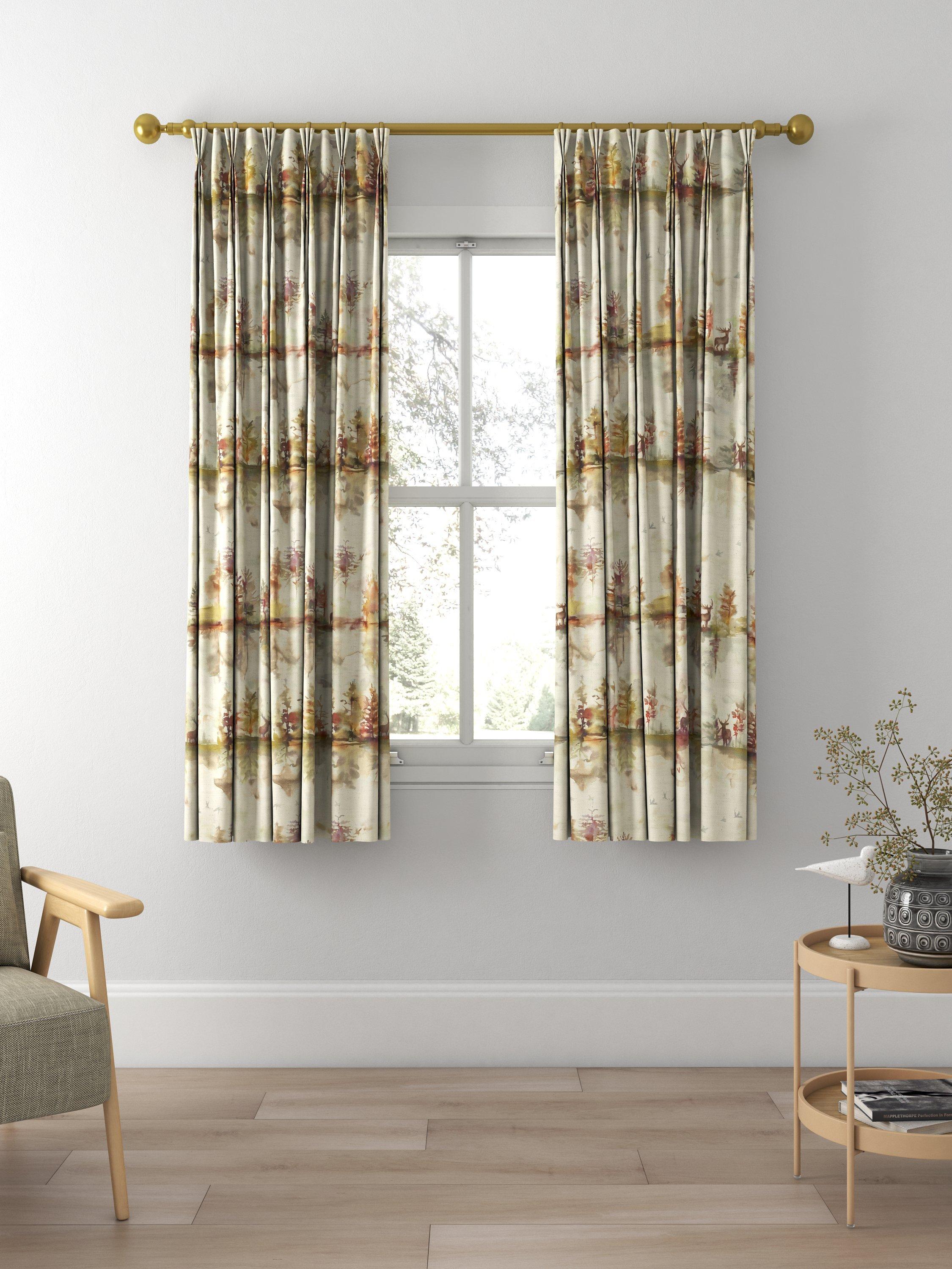 Voyage Wilderness Made to Measure Curtains, Linen Plum