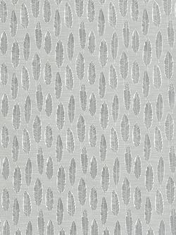 Prestigious Textiles Quill Made to Measure Curtains or Roman Blind, Silver, Silver