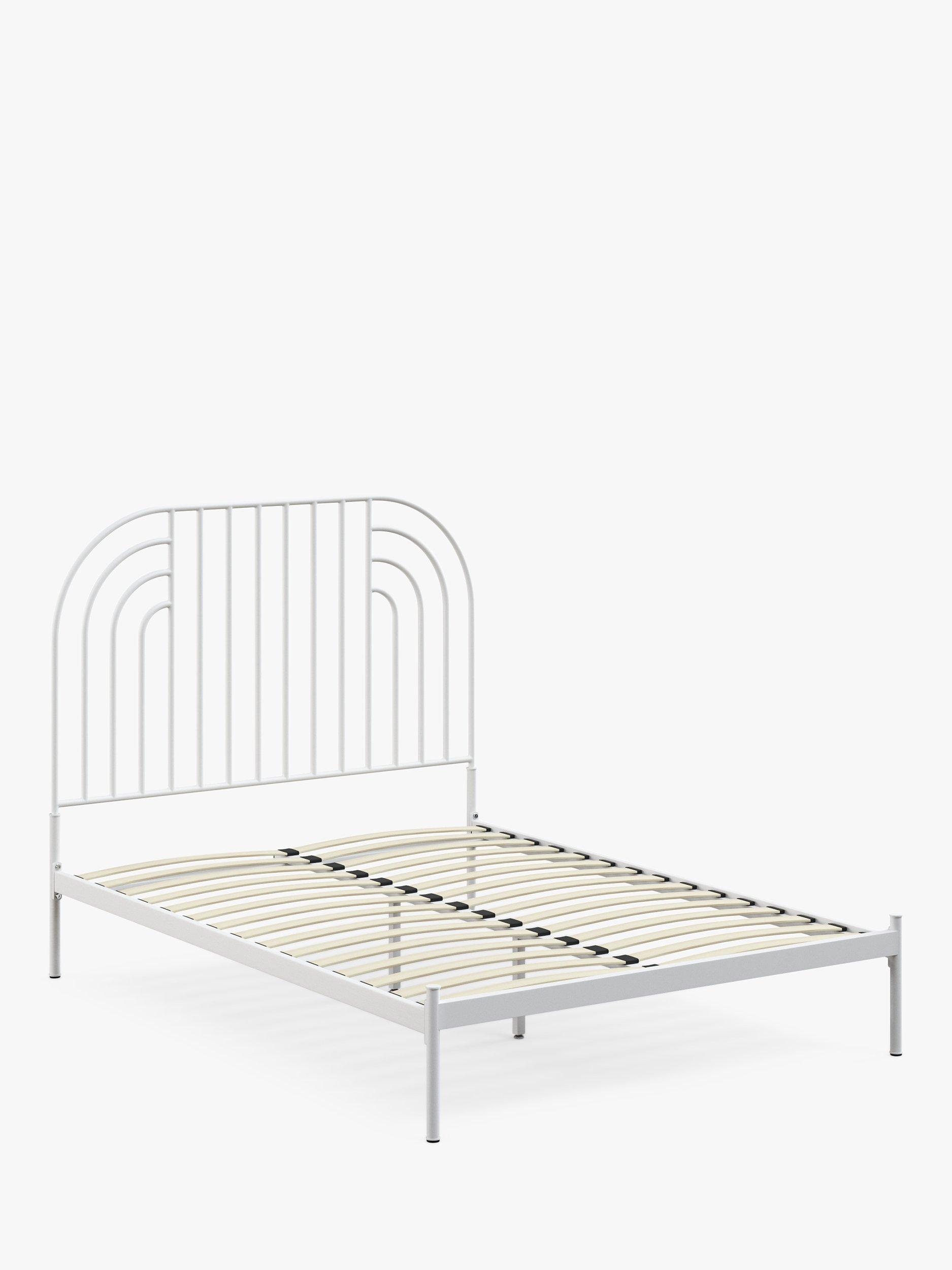 John lewis white metal bed frame discount