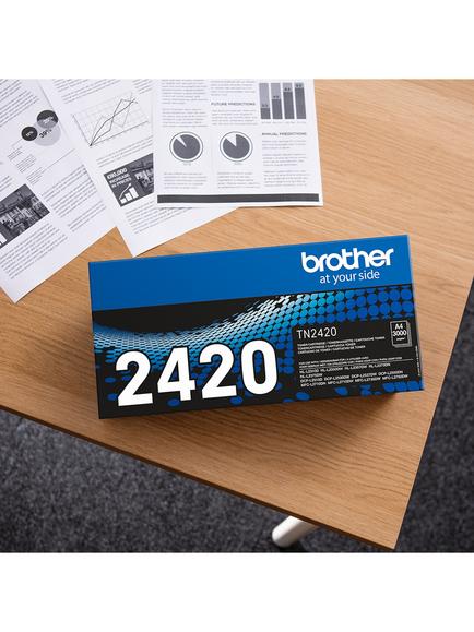Brother TN-2420 Toner Cartridge, Black - view 2, Black