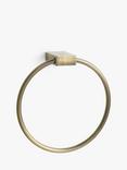 John Lewis Opus Towel Ring, Brass