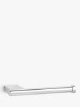 John Lewis Opus Bar Toilet Roll Holder, Silver