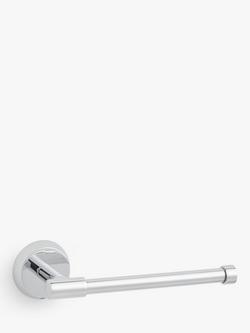 John Lewis Elegance Toilet Roll Holder, Silver, Silver