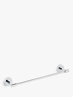 John Lewis Elegance Towel Rail, W35cm, Silver, Silver