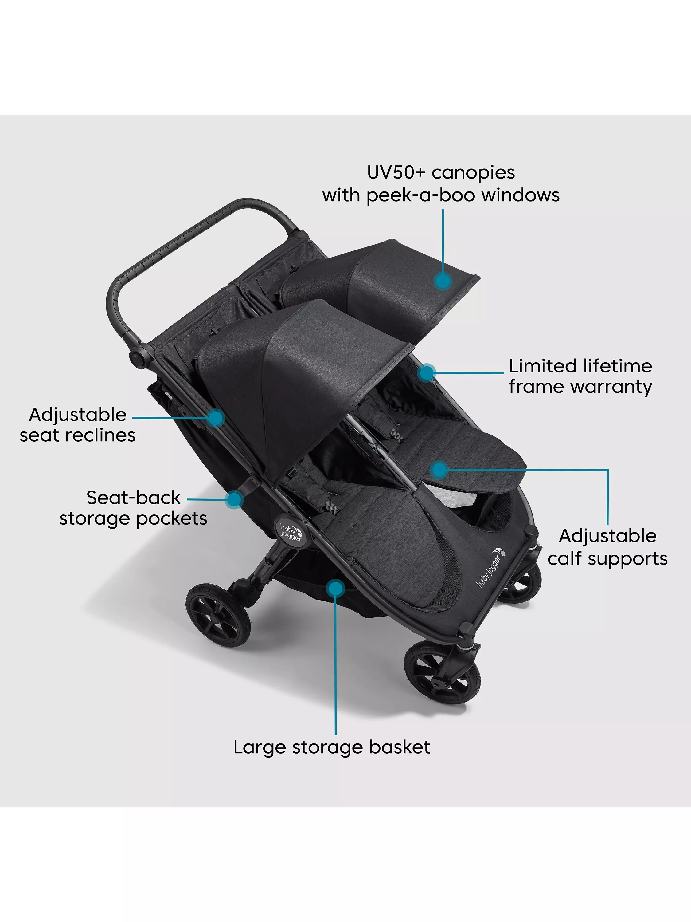 John lewis double buggy on sale