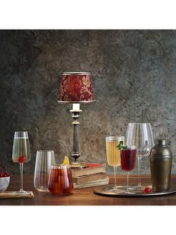 Luigi Bormioli Optica Fluted White Wine Glass, Set of 4, 550ml, Clear - view 2, Clear