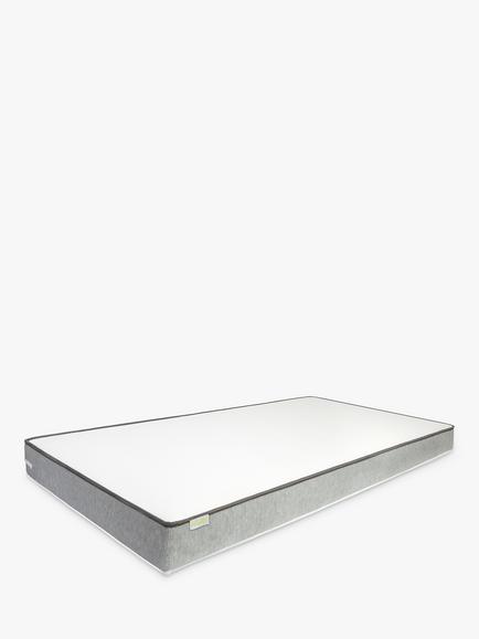 Kub Charm Eco Luxury Pocket Spring Cotbed Mattress, 140 x 70cm, White