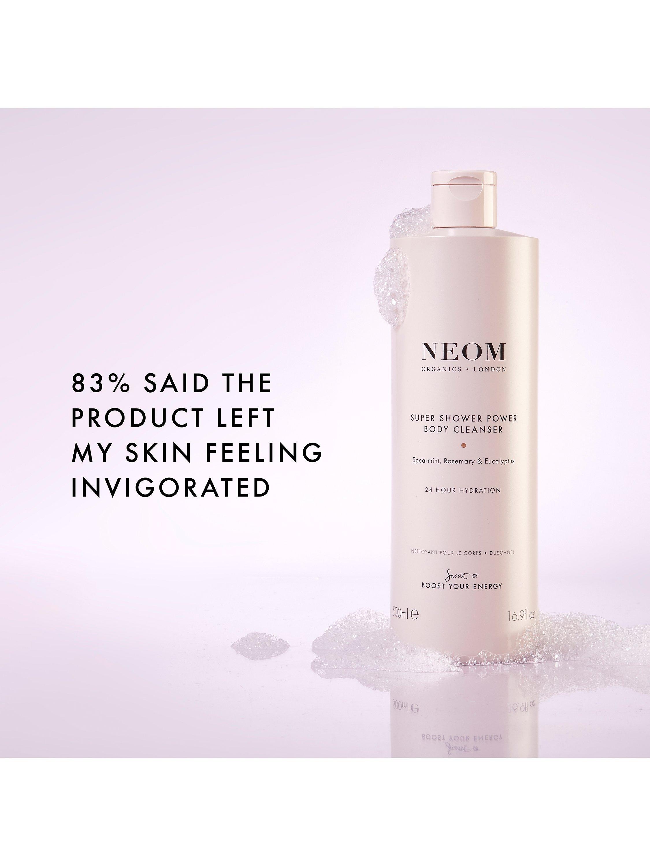 NEOM Wellbeing London Super Shower Power Body Cleanser, 500ml