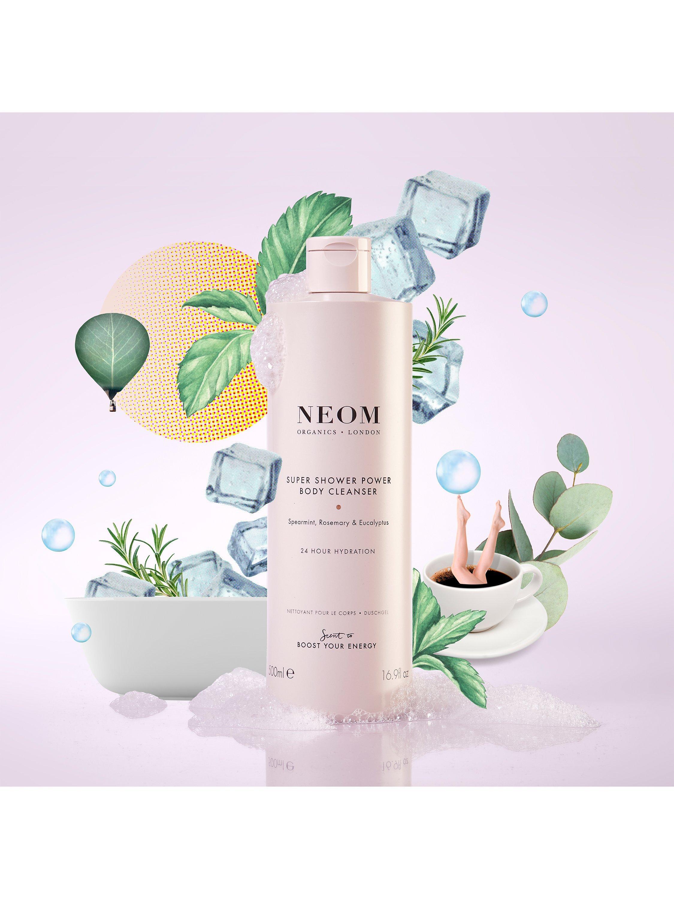 NEOM Wellbeing London Super Shower Power Body Cleanser, 500ml