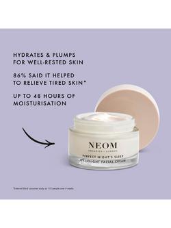 NEOM Wellbeing London Perfect Night's Sleep Overnight Facial Cream, 50ml - view 2, 