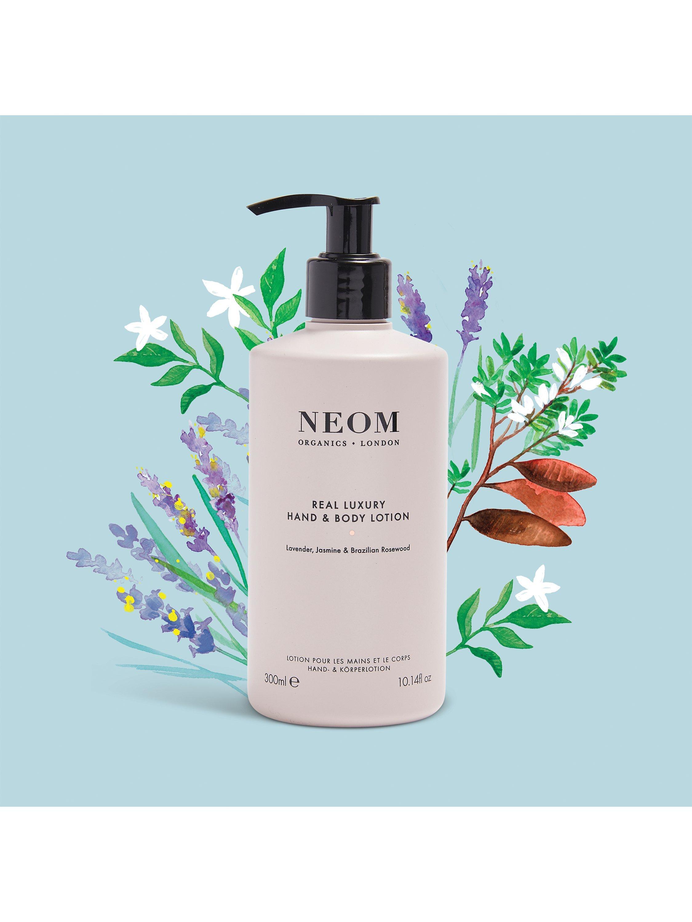 Product image 3 of 3, which shows NEOM Wellbeing London Real Luxury Hand & Body Lotion, 300ml