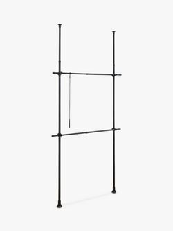 Wenko Single Hercules Clothes Stand, Black, Black