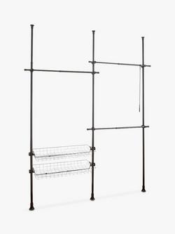 Wenko Double Hercules Clothes Stand, Black, Black