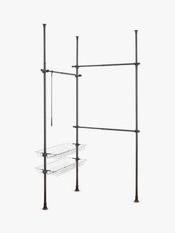 Wenko Double Hercules Clothes Stand, Black - view 2, Black
