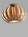 Tom Raffield Urchin Flush Ceiling Light, Small