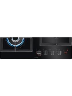 AEG HKB64450NB 60cm Gas Hob, Black - view 2, Black
