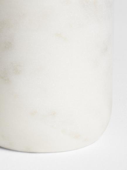 John Lewis Marble Soap Dispenser - view 2, White