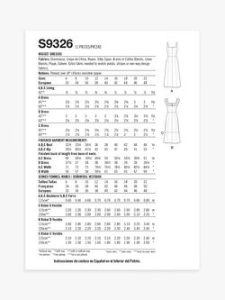 Simplicity Misses' Dress Sewing Pattern, S9326 - view 2, 