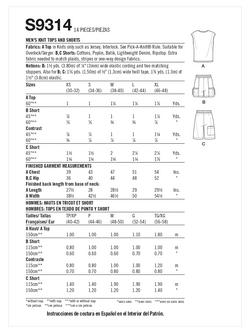 Simplicity Men's & Boys' Knit tops and Shorts Sewing Pattern, 9314, A - view 2, 