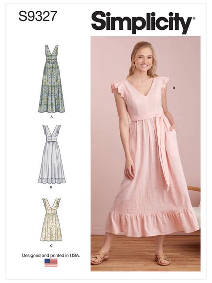 Simplicity Misses' Nap Dress Sewing Pattern, S9327, 