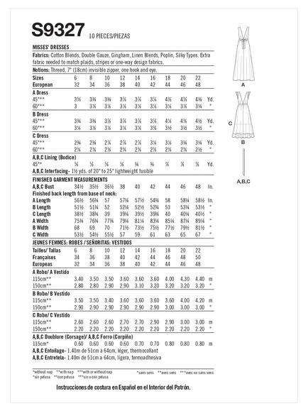 Simplicity Misses' Nap Dress Sewing Pattern, S9327 - view 2, 