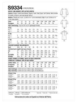 Simplicity Plus Size V-Neck Tops Sewing Pattern, S9334 - view 2, 