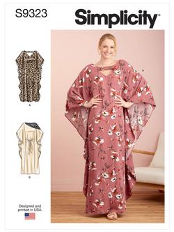 Simplicity Misses' Kaftan Sewing Pattern, S9323. A, 