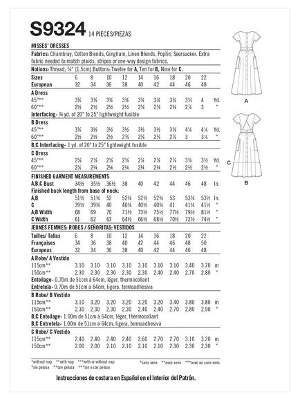 Simplicity Misses' Patch Pocket Dress Sewing Pattern, S9324 - view 2, 