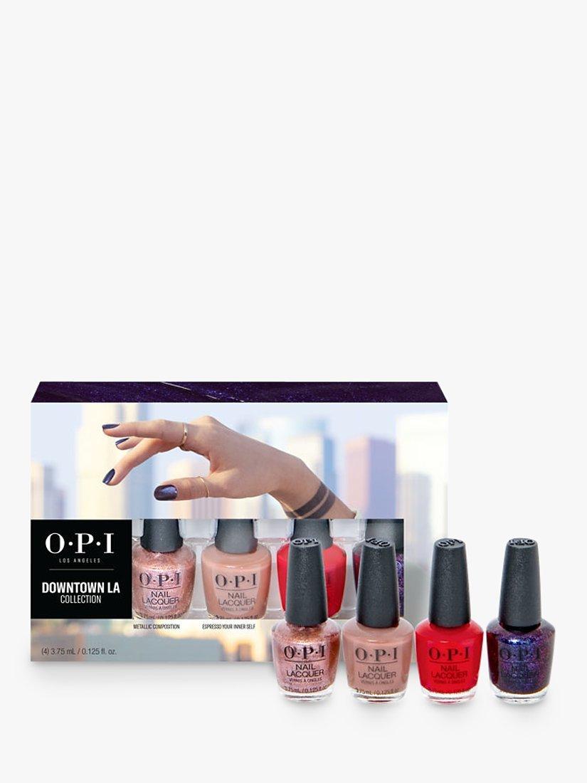 OPI Downtown LA Collection Nail Lacquer Nail Polish Mini Set, 4 x 3.75ml