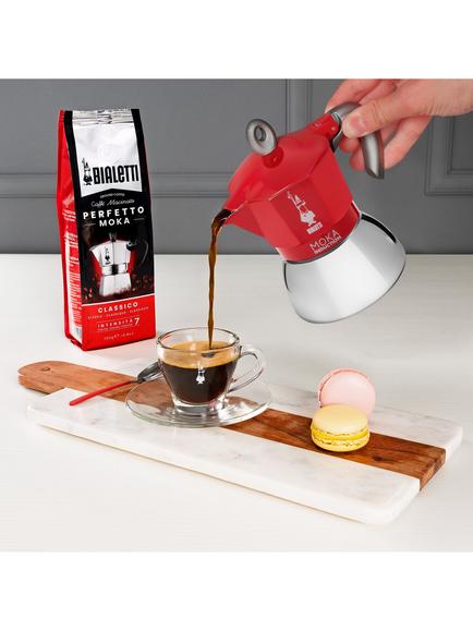 Bialetti 4 Cup Moka Induction Hob Espresso Coffee Maker, 180ml, Red - view 2, Red