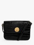 Jasper Conran London Alexis Croc Leather Cross Body Bag