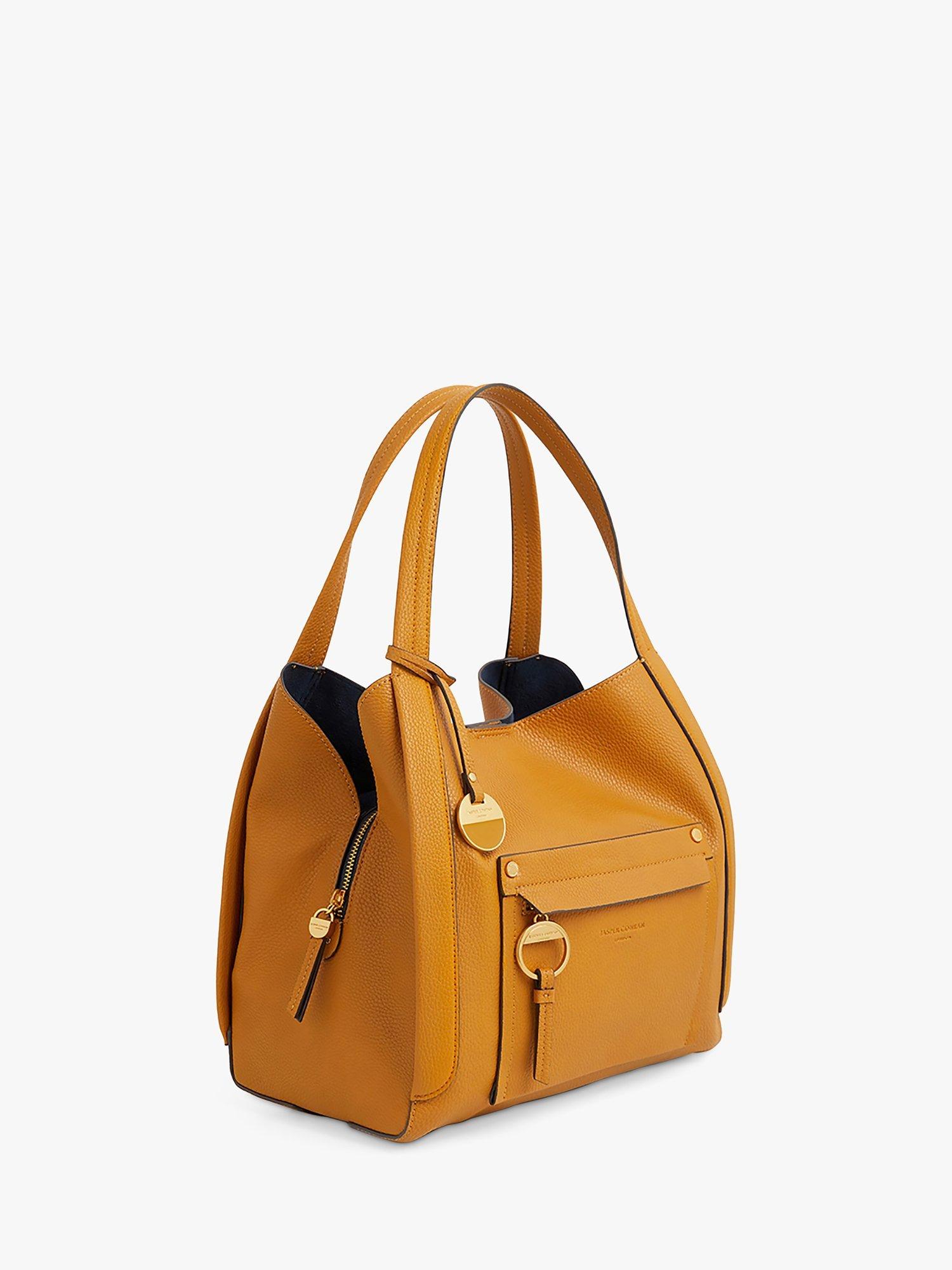 Product image 4 of 5, which shows Jasper Conran London Agatha Hobo Bag, Mustard
