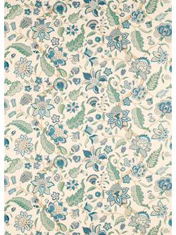Sanderson Newnham Courtney Furnishing Fabric, Eucalyptus/Cadet Blue