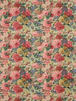 Sanderson Rose & Peony Furnishing Fabric, Red, Red