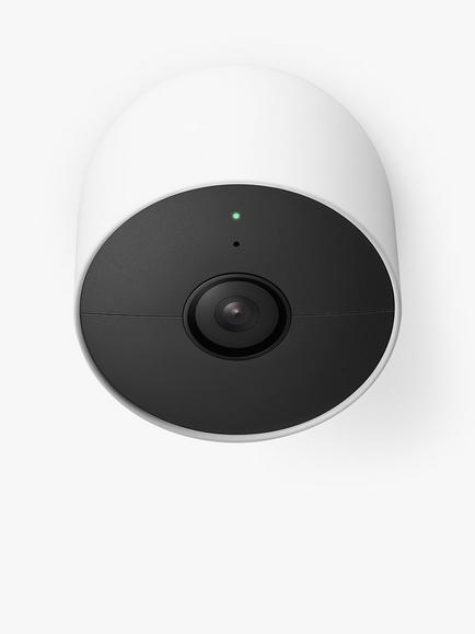 Google Nest Cam Indoor or Outdoor Security Camera, Battery Powered, Pack of 2 - view 2, White
