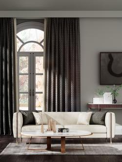 Harlequin Ribbon Furnishing Fabric - view 2, Onyx