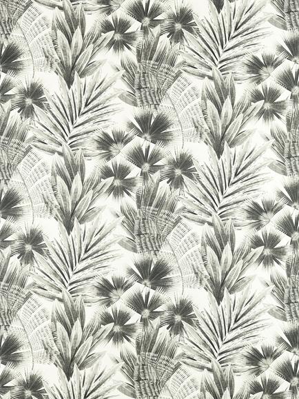 Harlequin Matupi Furnishing Fabric, Black Earth/Awake