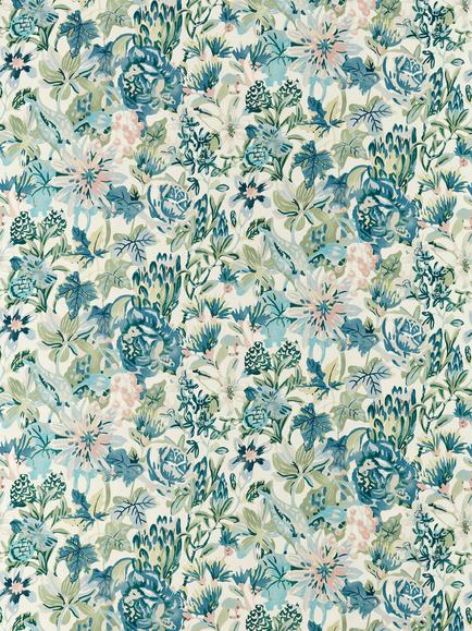Harlequin Perennials Furnishing Fabric, Seaglass/Exhale/Murm